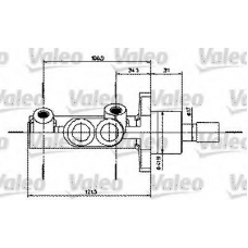 402231 VALEO Главный тормозной цилиндр