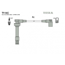 T114C TESLA Комплект проводов зажигания