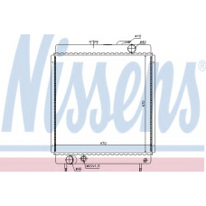63562 NISSENS Радиатор, охлаждение двигателя