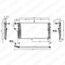 TSP0225174 DELPHI Конденсатор, кондиционер