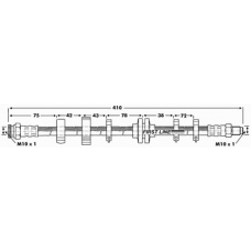 FBH6640 FIRST LINE Тормозной шланг