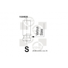 V164820 BGA Впускной клапан