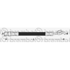 T 15 008 BREMBO Тормозной шланг