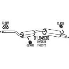 01.64930 MTS Глушитель выхлопных газов конечный