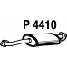 P4410 FENNO Средний глушитель выхлопных газов