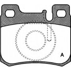 BPA0157.20 OPEN PARTS Комплект тормозных колодок, дисковый тормоз