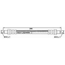 FBH6422 FIRST LINE Тормозной шланг