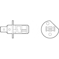 032505 VALEO Лампа накаливания, фара дальнего света; Лампа нака