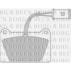 BBP1113 BORG & BECK Комплект тормозных колодок, дисковый тормоз