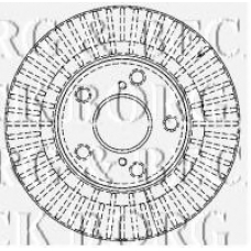BBD4309 BORG & BECK Тормозной диск