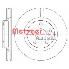 61189.10 METZGER Тормозной диск