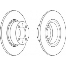 DDF1035-1 FERODO Тормозной диск
