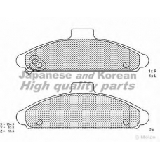 Y029-15 ASHUKI Комплект тормозных колодок, дисковый тормоз