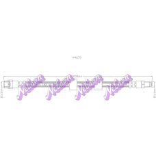 H4670 Brovex-Nelson Тормозной шланг