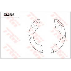 GS7222 TRW Комплект тормозных колодок