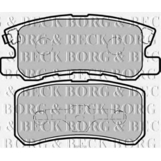 BBP1758 BORG & BECK Комплект тормозных колодок, дисковый тормоз