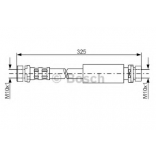 1 987 476 994 BOSCH Тормозной шланг