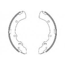 30502 SPIDAN Комплект тормозных колодок