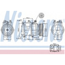 89186 NISSENS Компрессор, кондиционер