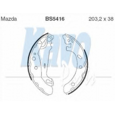 BS-5416 KAVO PARTS Комплект тормозных колодок