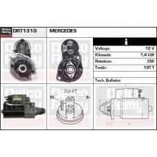 DRT1330 DELCO REMY Стартер
