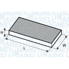 350203064220 MAGNETI MARELLI Фильтр, воздух во внутренном пространстве