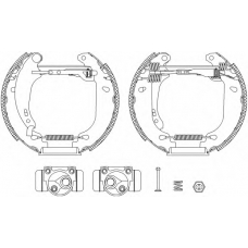 8DB 355 004-611 HELLA Комплект тормозных колодок