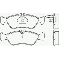 MDB1738 MINTEX Комплект тормозных колодок, дисковый тормоз