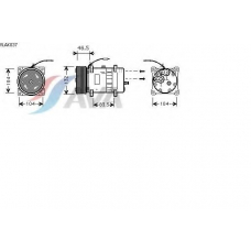 VLAK037 AVA Компрессор, кондиционер