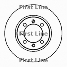 FBD245 FIRST LINE Тормозной диск