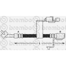 T 24 033 BREMBO Тормозной шланг