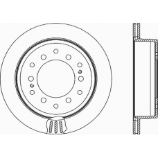 BDR2136.20 OPEN PARTS Тормозной диск