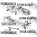 HYAB-SANC3 FEBEST Подвеска, рычаг независимой подвески колеса