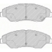 FDB1536 FERODO Комплект тормозных колодок, дисковый тормоз
