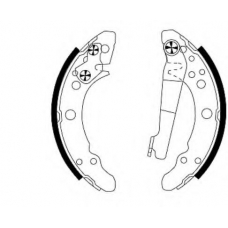 MFR175 MINTEX Комплект тормозных колодок