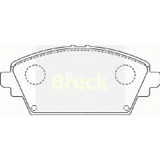 23095 00 BRECK Комплект тормозных колодок, дисковый тормоз