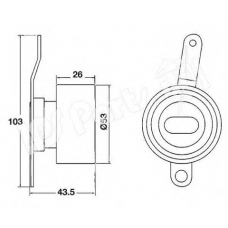 ITB-6414 IPS Parts Устройство для натяжения ремня, ремень грм