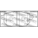 0201-Z50F FEBEST Комплект тормозных колодок, дисковый тормоз