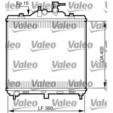 735499 VALEO Радиатор, охлаждение двигателя