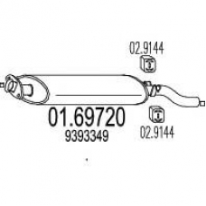 01.69720 MTS Глушитель выхлопных газов конечный