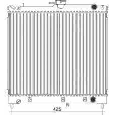 350213115400 MAGNETI MARELLI Радиатор, охлаждение двигателя