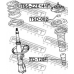 TSS-ZZE141F FEBEST Подвеска, амортизатор