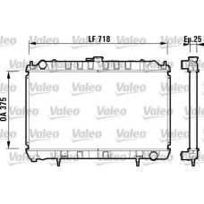 734128 VALEO Радиатор, охлаждение двигателя