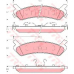 GDB896 TRW Комплект тормозных колодок, дисковый тормоз