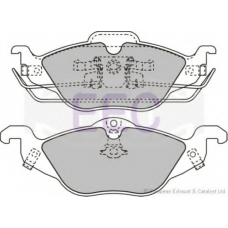 BRP1022 EEC Комплект тормозных колодок, дисковый тормоз