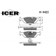 180422 ICER Комплект тормозных колодок, дисковый тормоз