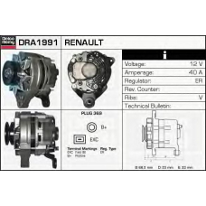 DRA1991 DELCO REMY Генератор