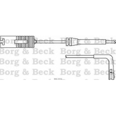 BWL3079 BORG & BECK Сигнализатор, износ тормозных колодок