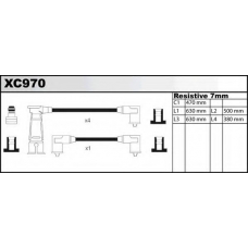 XC970 QUINTON HAZELL Комплект проводов зажигания