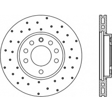 BDRS1808.25 OPEN PARTS Тормозной диск